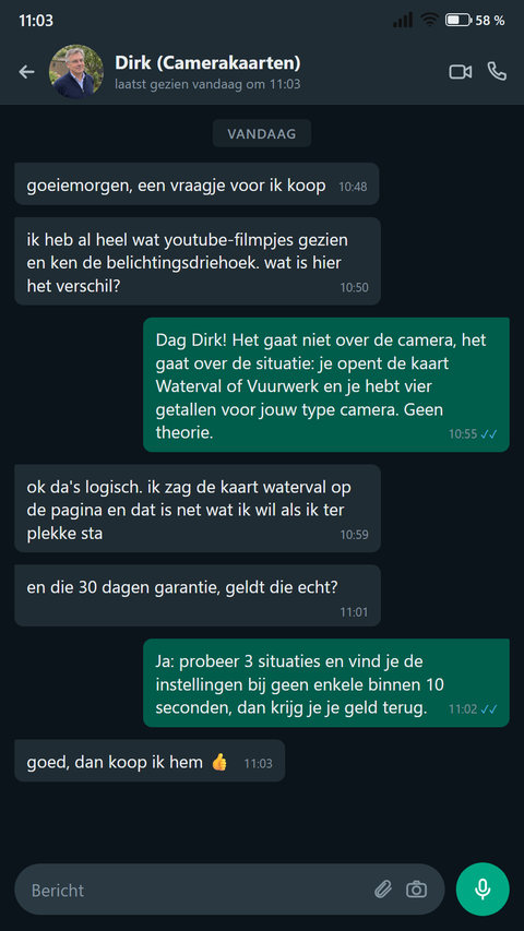 Een twijfelaar vraagt wat het verschil is met een instructievideo